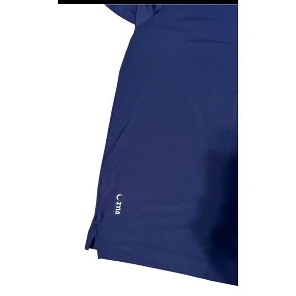 Zyia Active Men Navy Blue Athletic Performance‎ T Shirt Size XL - Picture 6 of 7